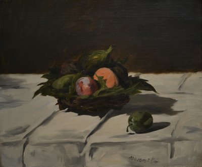 Basket of Fruit by Édouard Manet
